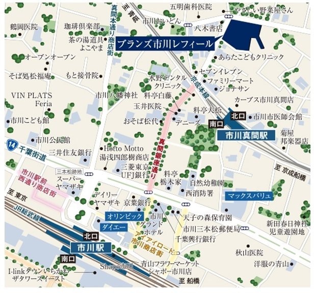 現地案内図