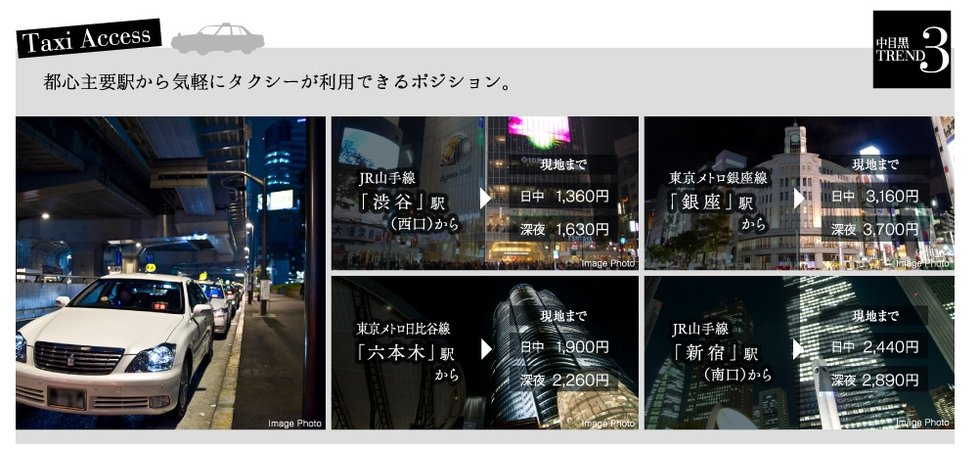 タクシーアクセス案内