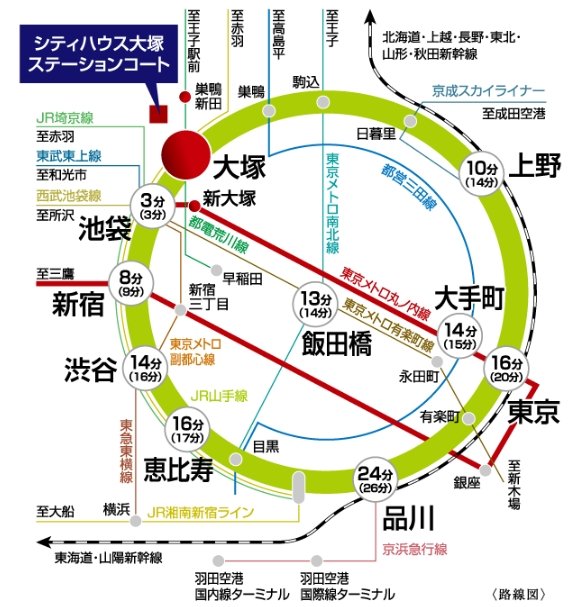 電車アクセス図