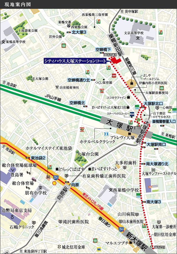 現地案内図