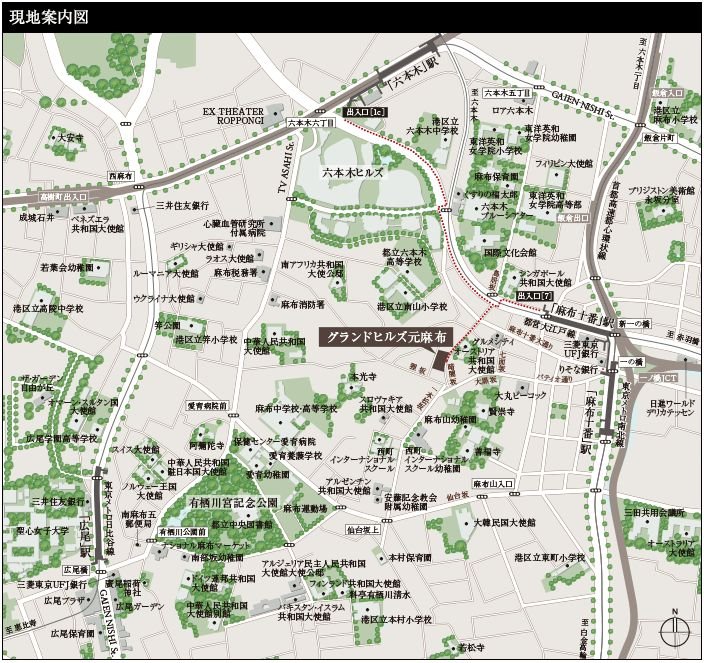現地案内図