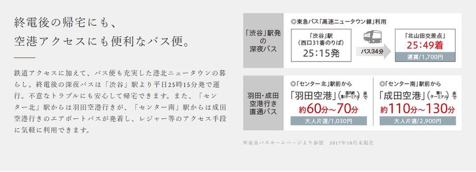 終電後の帰宅にも、空港アクセスにも便利なバス便。