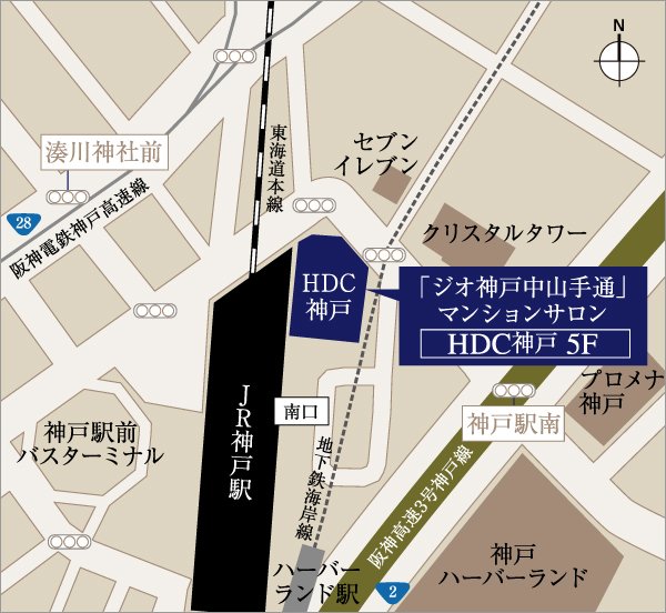 マンションサロン案内図