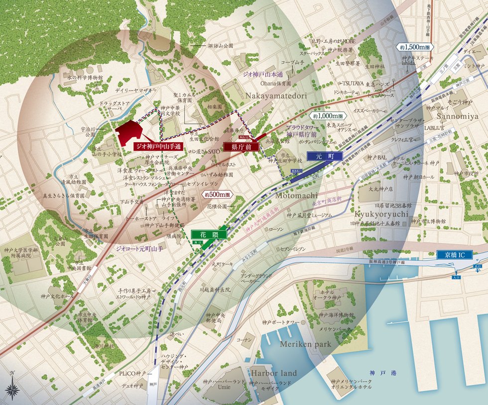 現地案内図