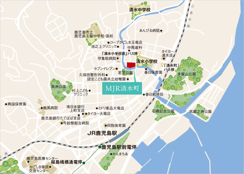 現地案内図