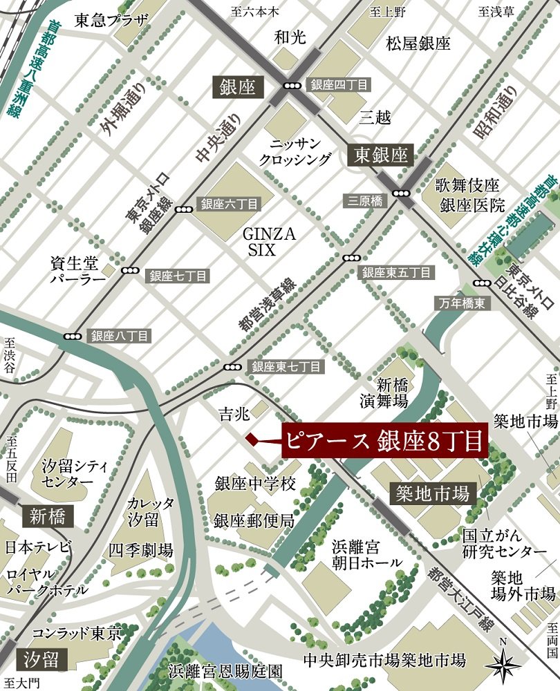 現地案内図