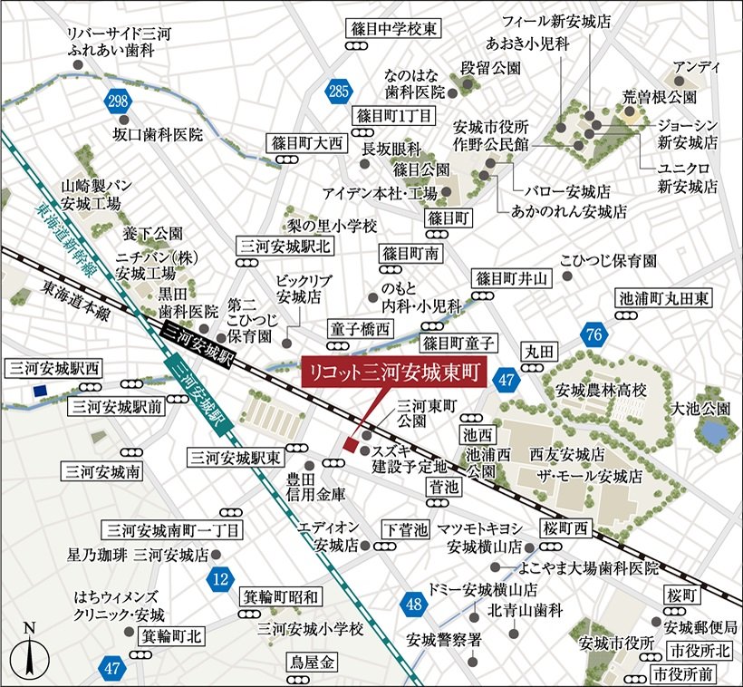 現地案内図