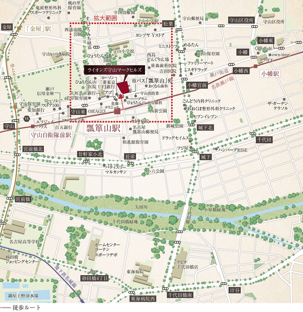 現地案内図