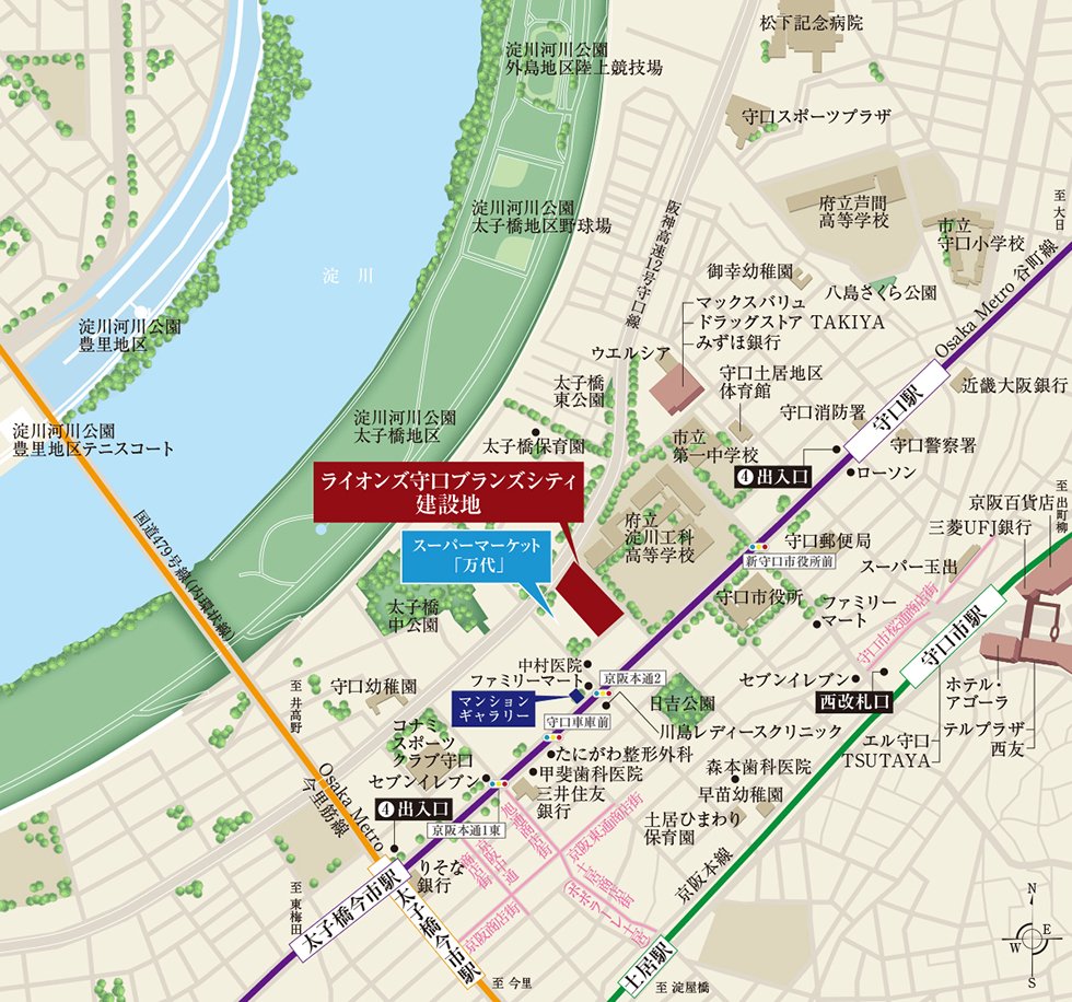 現地案内図