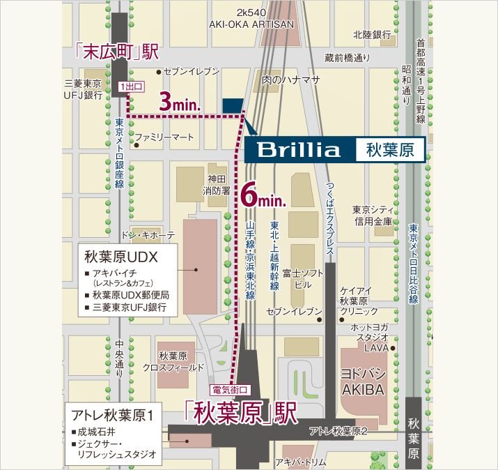 現地案内図