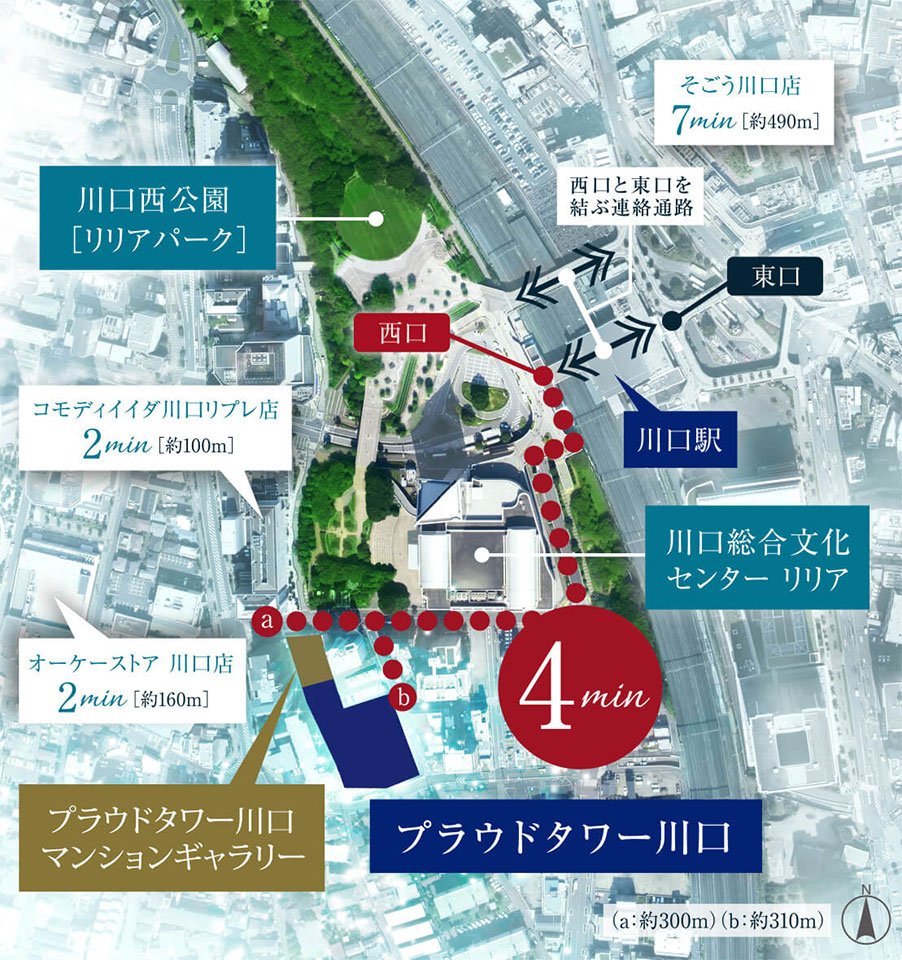 現地案内図