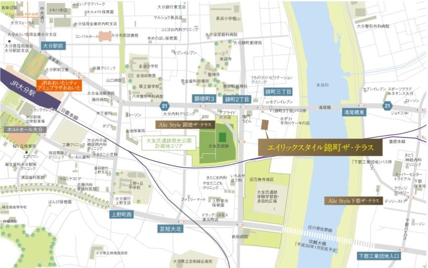 現地案内図