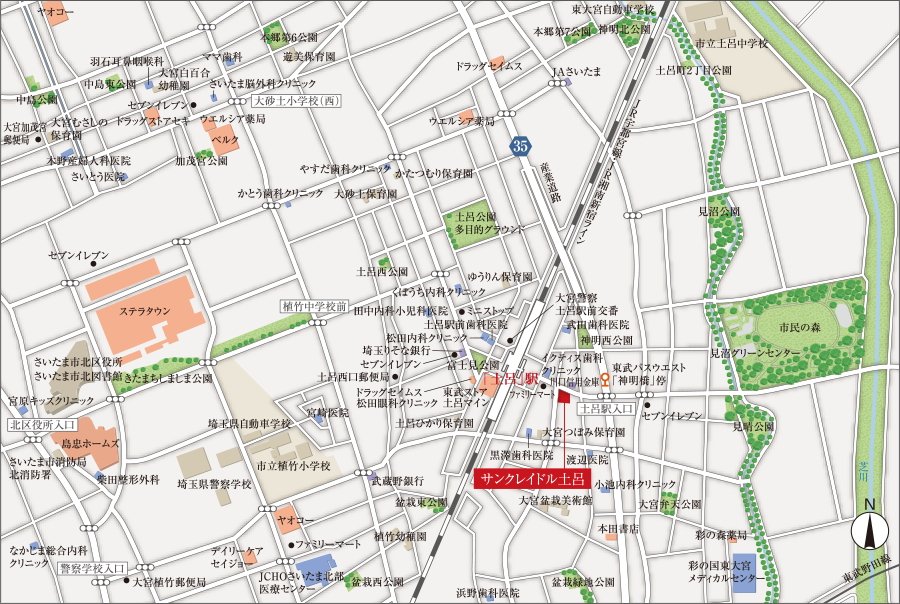 現地案内図