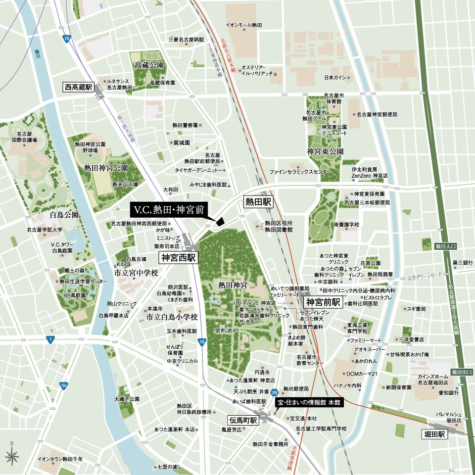現地案内図