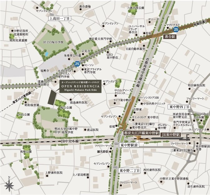 現地案内図