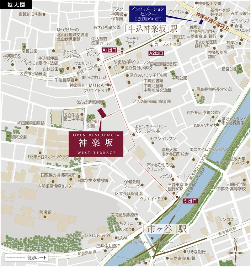 現地・インフォメーションセンター案内図