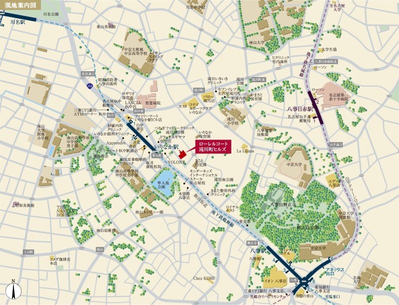 現地案内図