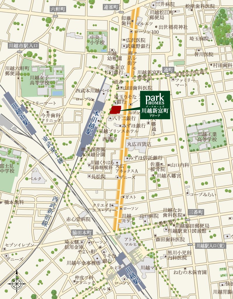 現地案内図