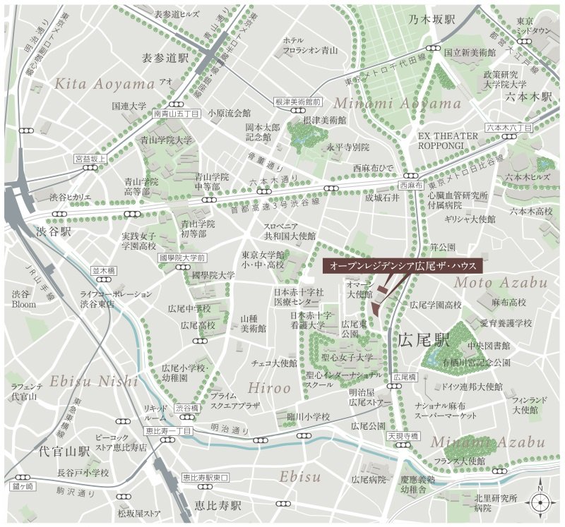現地案内図