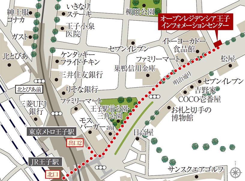 インフォメーションセンター案内図