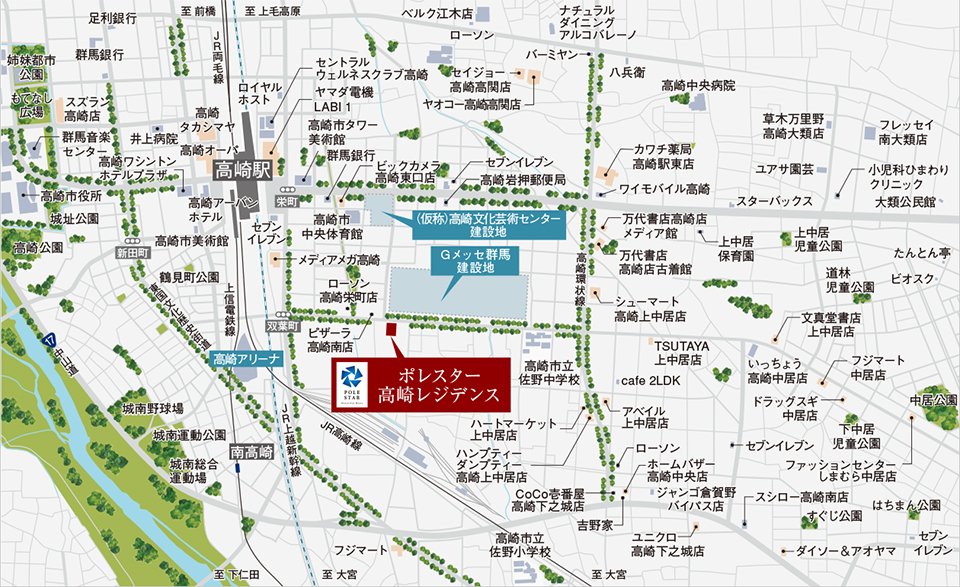現地案内図