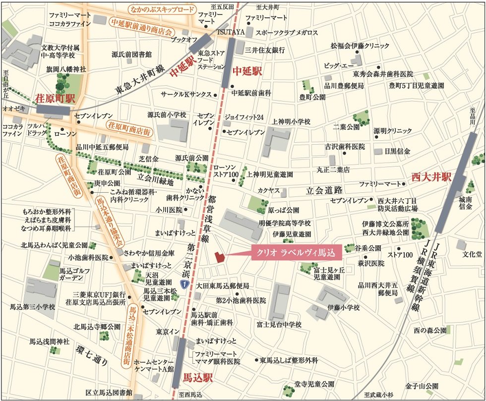 現地案内図
