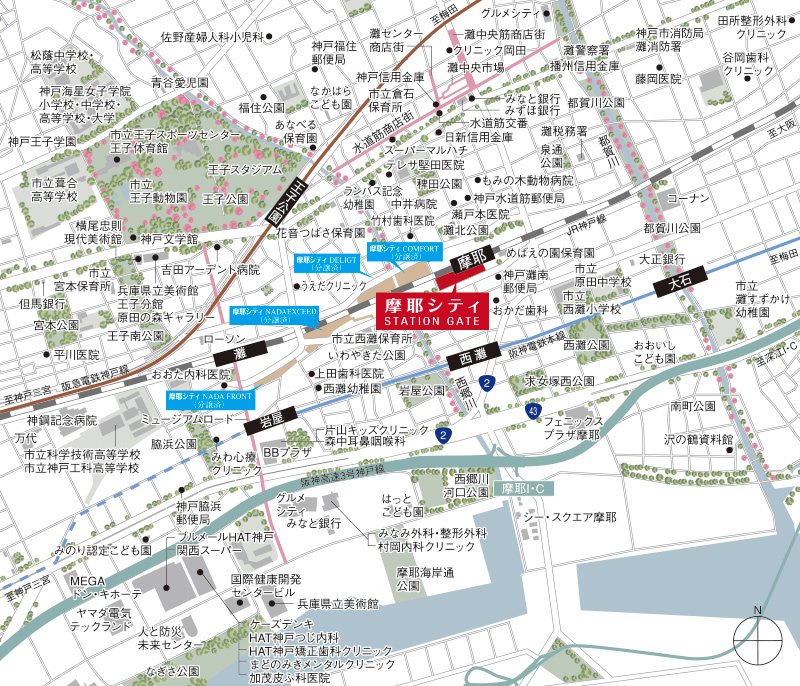 現地案内図