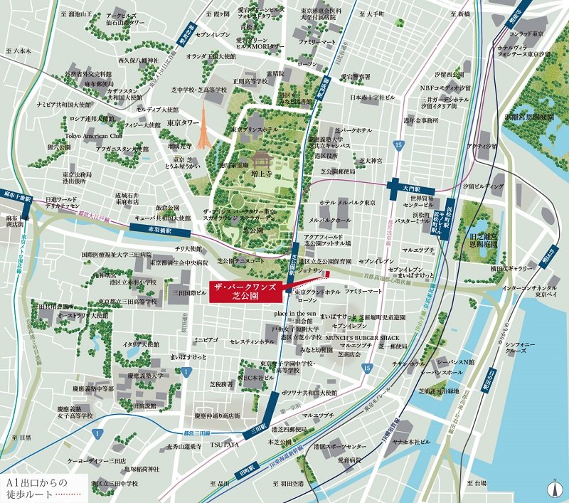 現地案内図