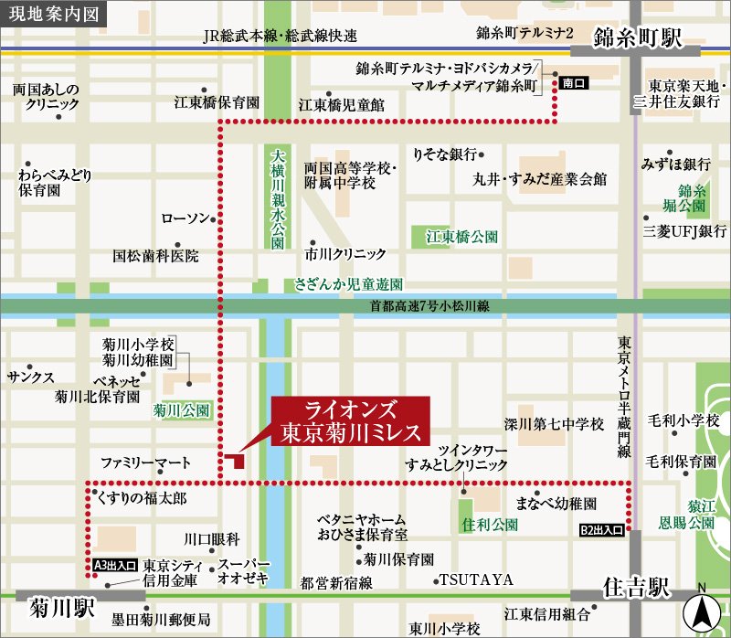 現地案内図