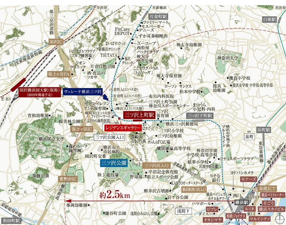 現地案内図
