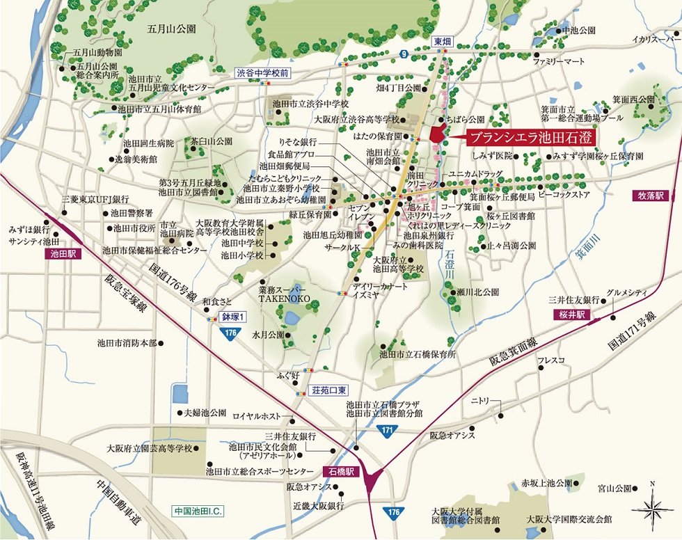 現地案内図