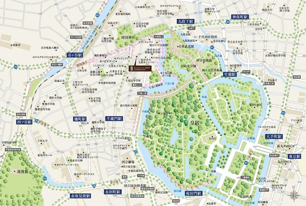 現地案内図