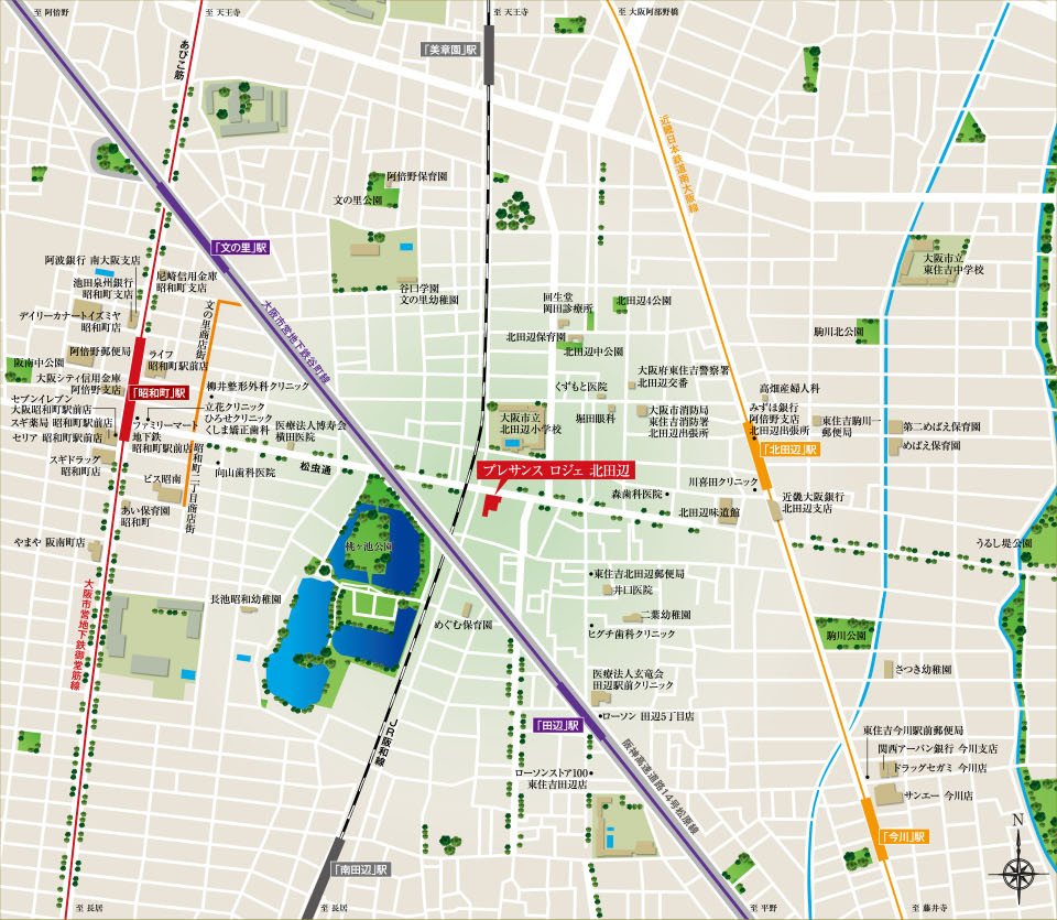 現地案内図