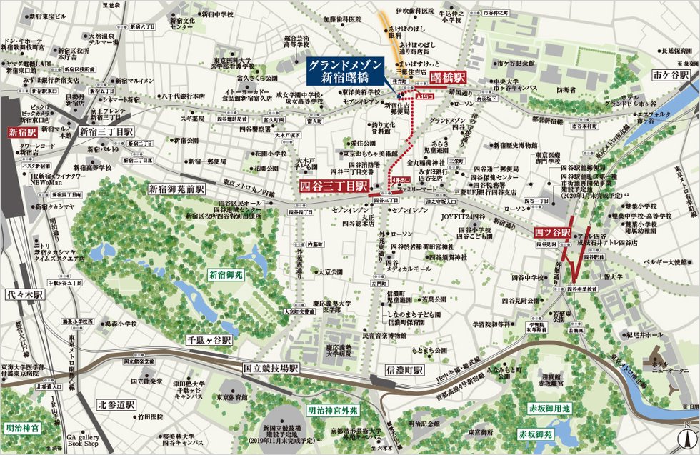現地周辺広域図