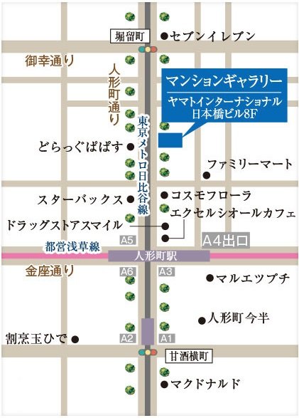 マンションギャラリー案内図