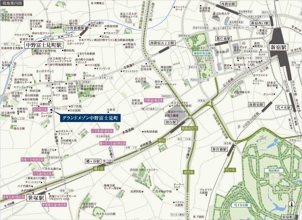 現地案内図