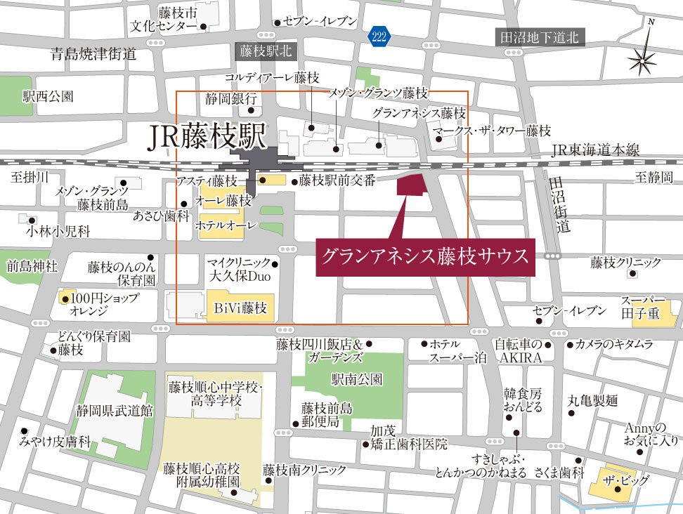 現地案内図