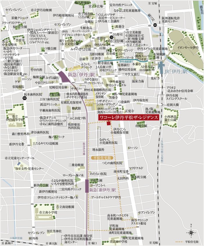 現地案内図