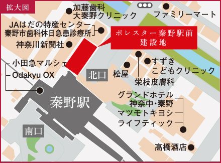 現地案内図(拡大図)