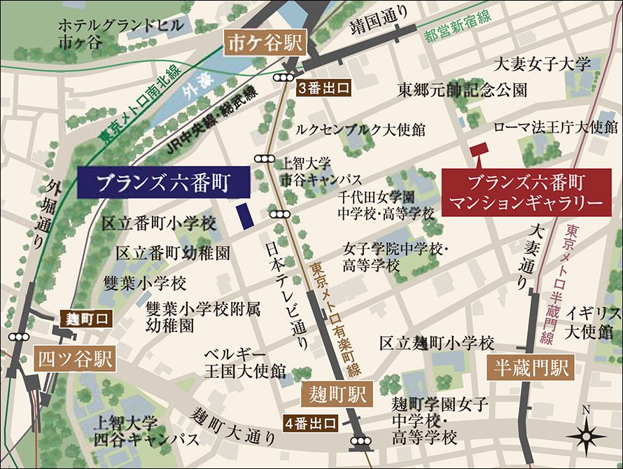 現地案内図
