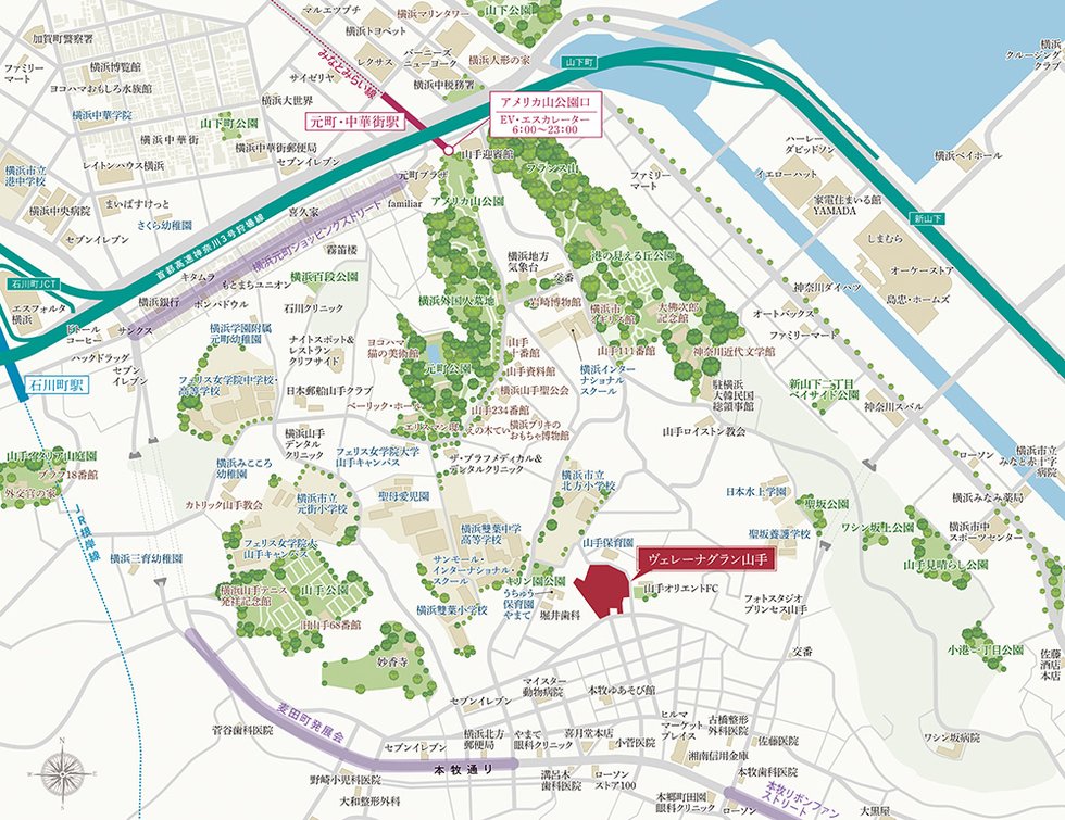 現地案内図