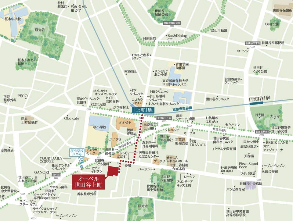 現地案内図