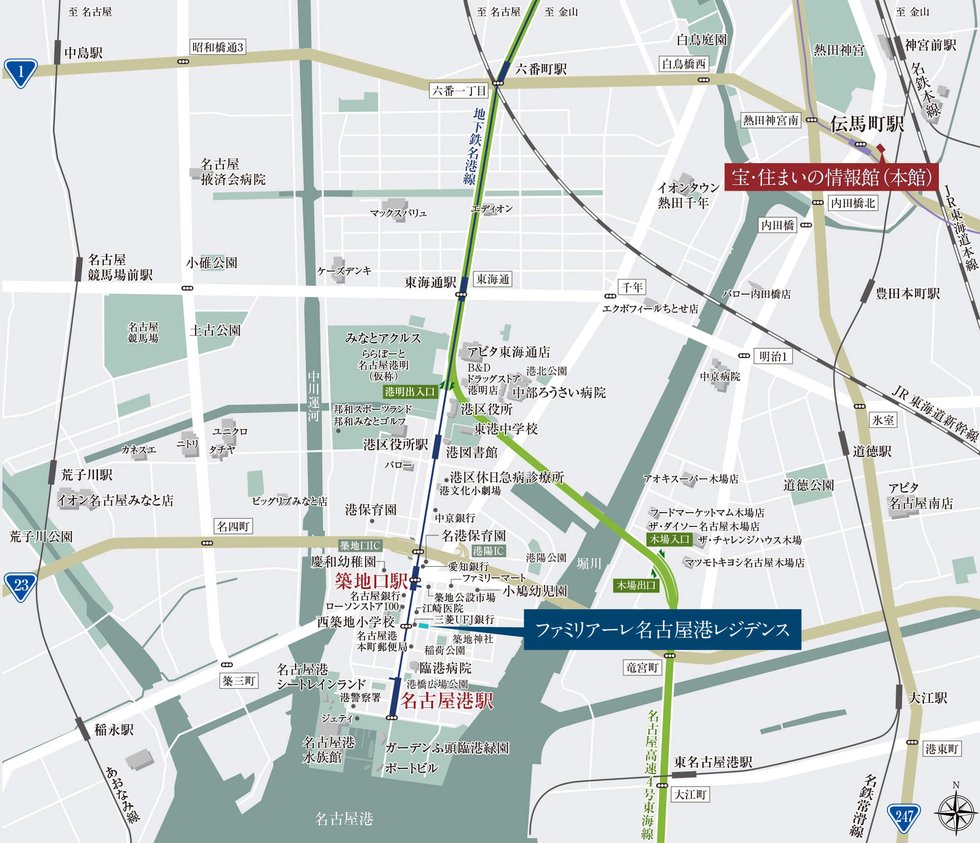 現地案内図