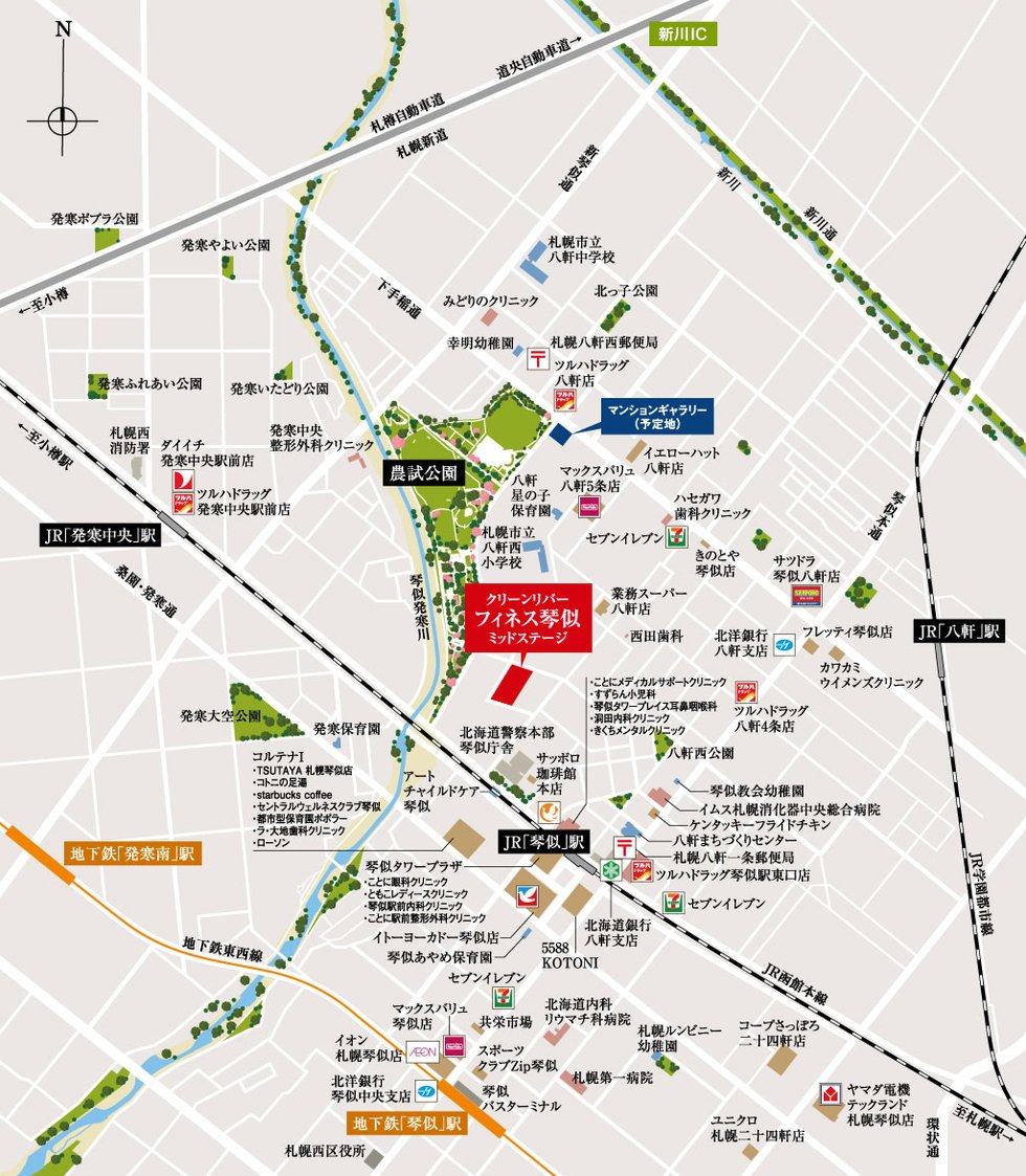 現地案内図