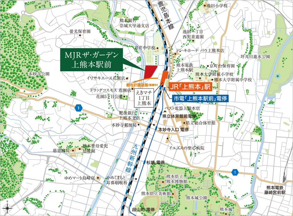 現地案内図