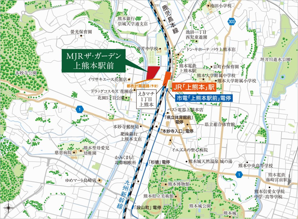 現地案内図