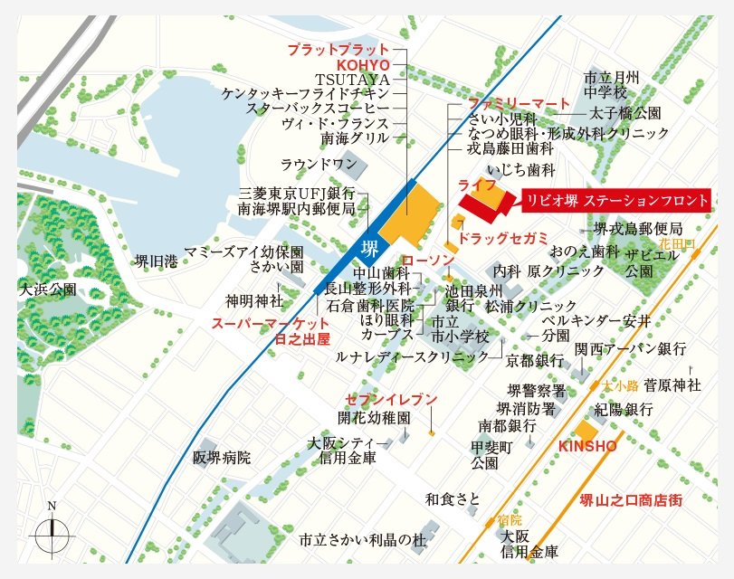 現地案内図