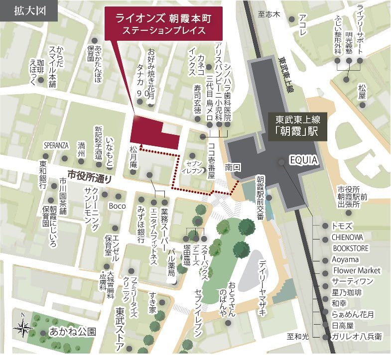 現地案内図