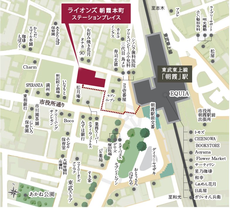 現地案内図