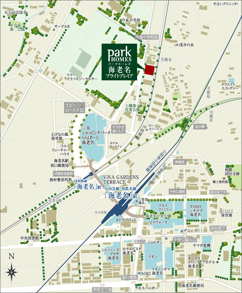 現地案内図